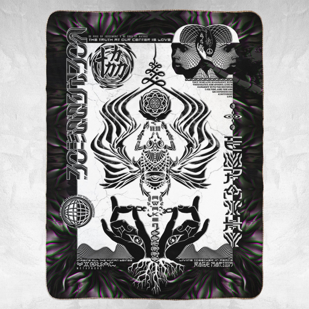 VISUAL METAPHORS • Limited Edition Sherpa Blanket Blanket 