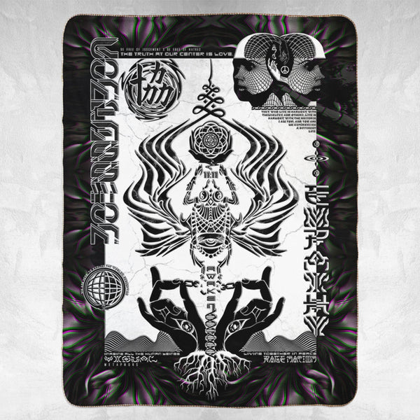 VISUAL METAPHORS • Limited Edition Sherpa Blanket Blanket 