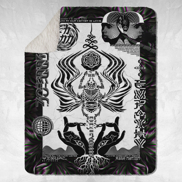 VISUAL METAPHORS • Limited Edition Sherpa Blanket Blanket 