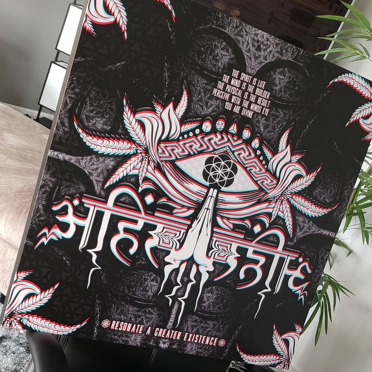 LIVE AHIMSA V1 • Canvas Wrap Canvas 