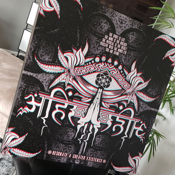 LIVE AHIMSA V1 • Canvas Wrap Canvas 