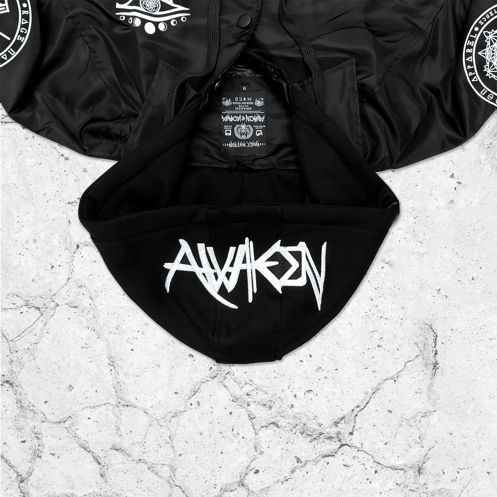 AWAКEN • All-Season Hooded Windbreaker Jacket Apparel 
