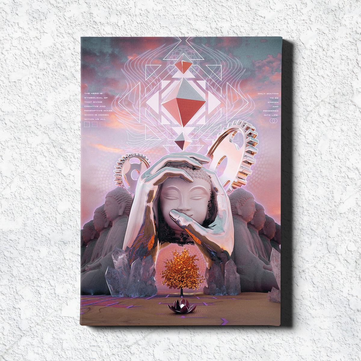 HERO'S JOURNEY • STOIC DIGITAL • Limited Edition Canvas Wrap Canvas 