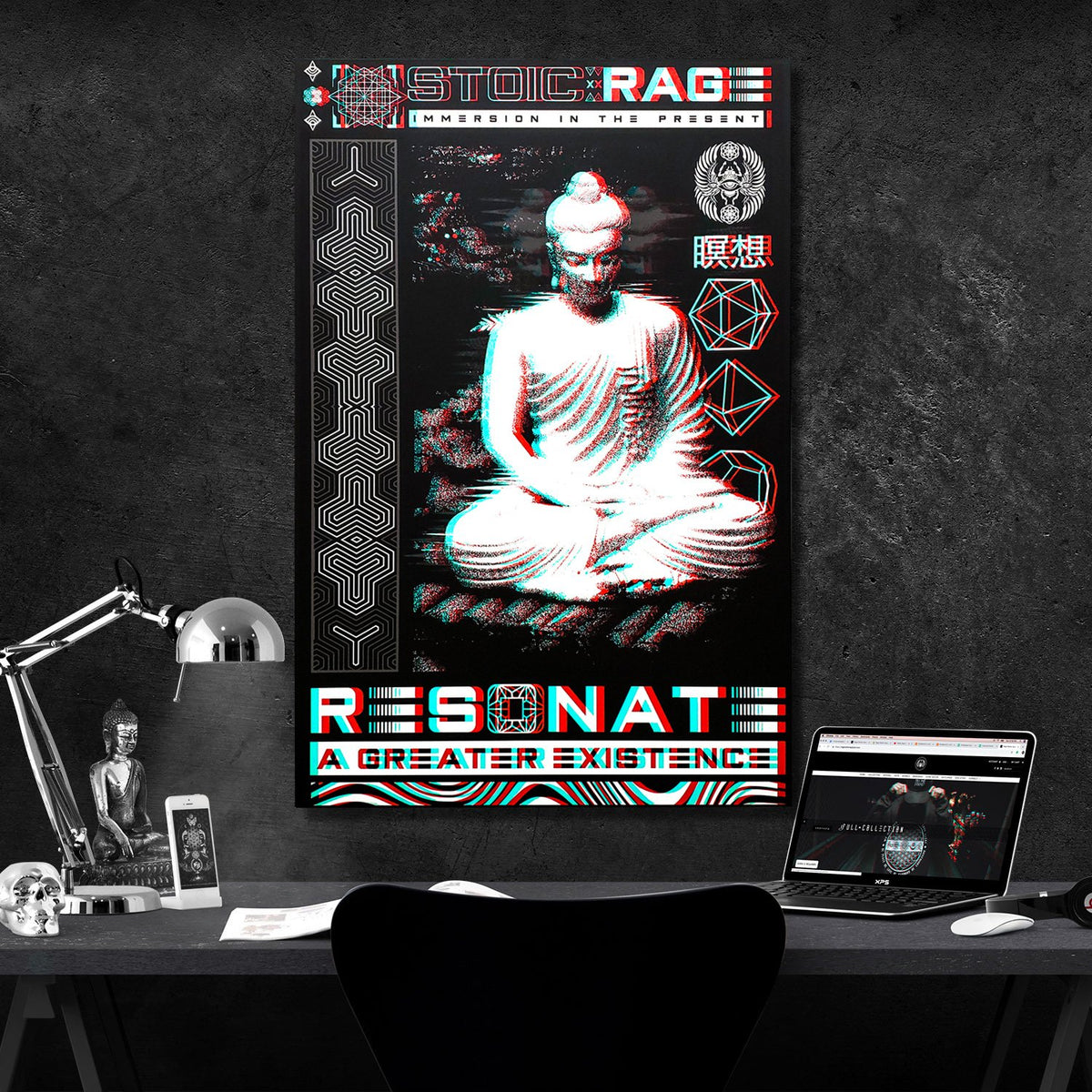 MEDITATIONS • STOIC DIGITAL • Limited Edition • Vertical Canvas Wrap Canvas 