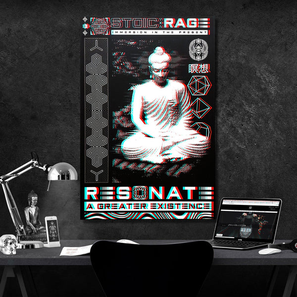 MEDITATIONS • STOIC DIGITAL • Limited Edition • Vertical Canvas Wrap Canvas 