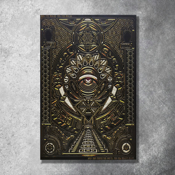 REAL EYES V1 • GROKKO Vertical Canvas Wrap Canvas 