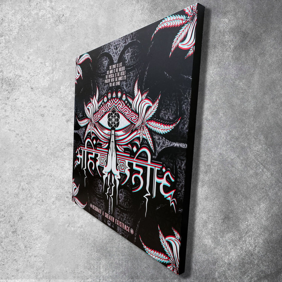 LIVE AHIMSA V1 • Canvas Wrap Canvas 