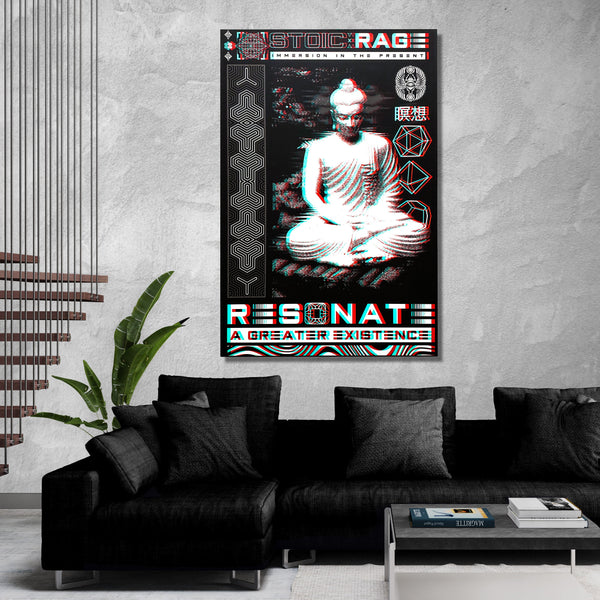 MEDITATIONS • STOIC DIGITAL • Limited Edition • Vertical Canvas Wrap Canvas 