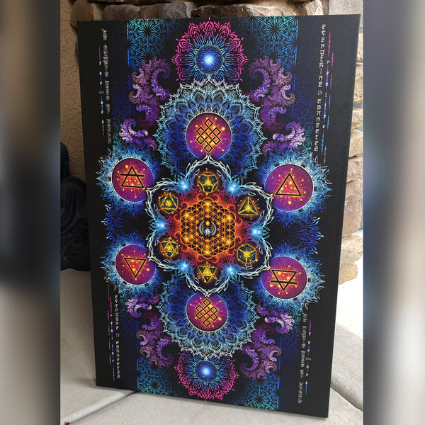 ETERNAL ALCHEMY V2 • YANTRART • Limited Edition • Canvas Wrap 