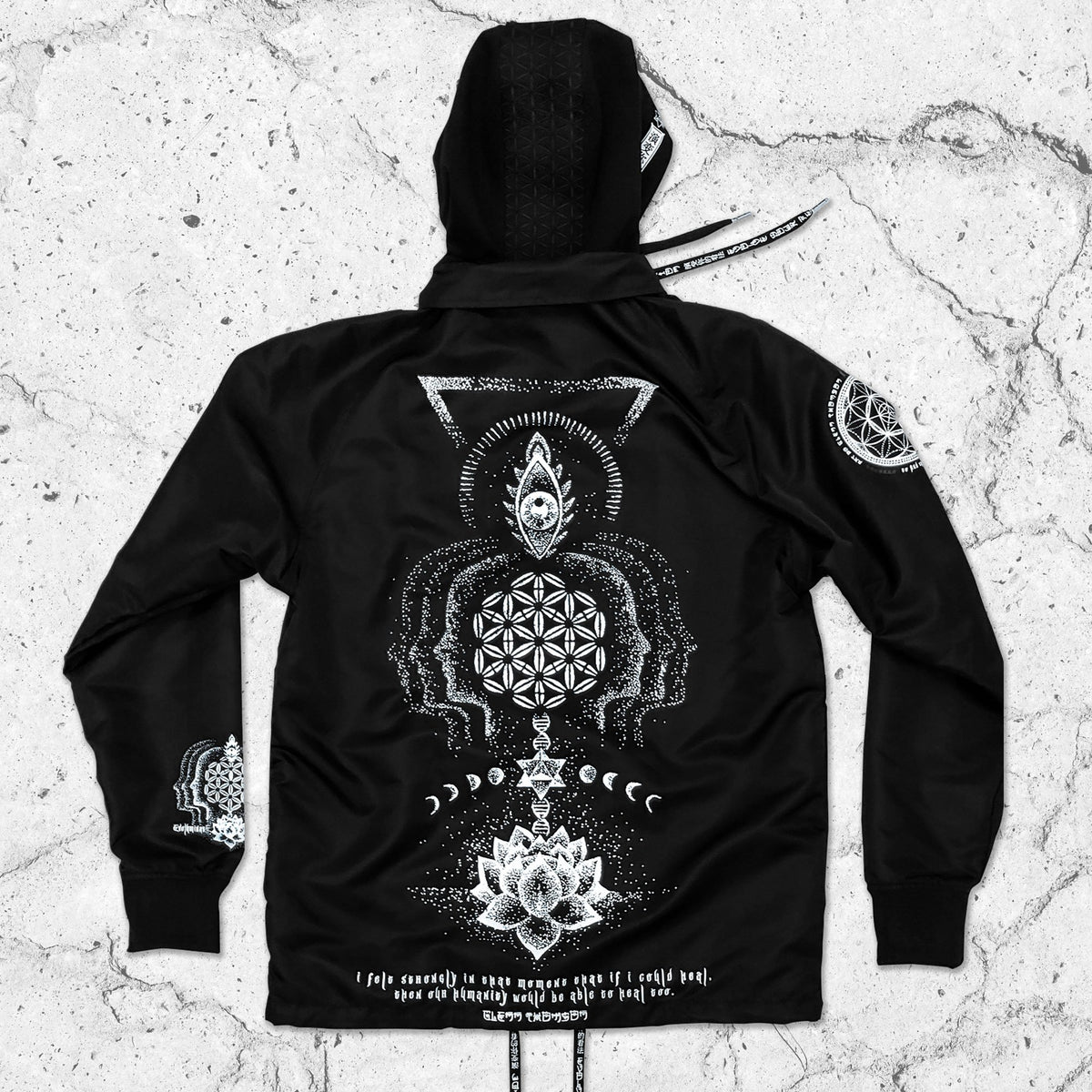 EVOLUMINATE • All-Season Hooded Windbreaker Jacket Apparel 