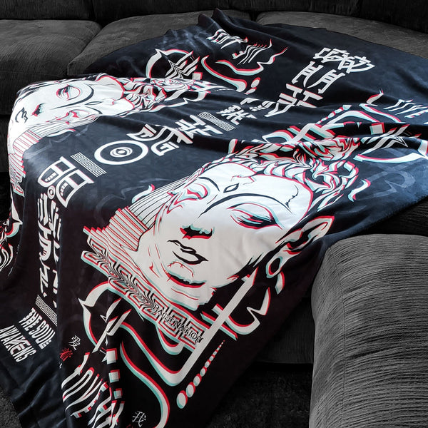 LIVE FREE LOVE ALL • Sherpa Blanket Blanket 