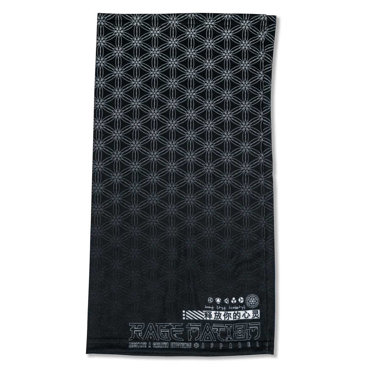 FLOWER OF LIFE • OMBRE • Gaitor Face Mask Tube Mask 