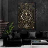 REAL EYES V1 • GROKKO Vertical Canvas Wrap Canvas 