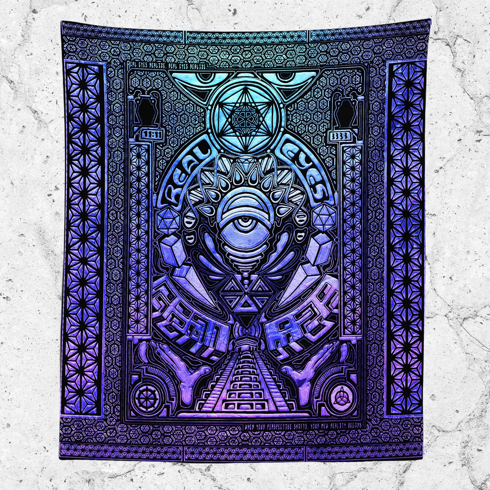 REAL EYES V2 • GROKKO • Limited Edition Wall Tapestry Tapestry 
