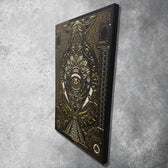 REAL EYES V1 • GROKKO Vertical Canvas Wrap Canvas 