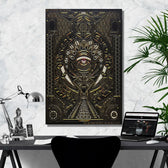REAL EYES V1 • GROKKO Vertical Canvas Wrap Canvas 