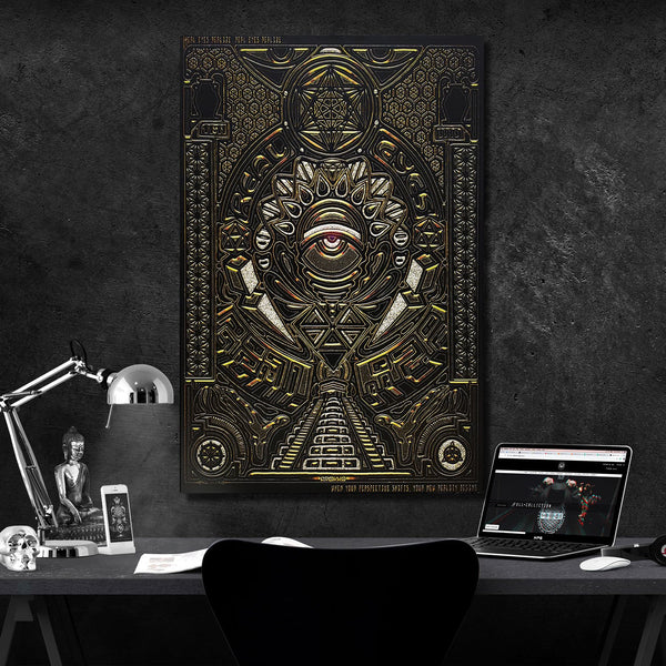 REAL EYES V1 • GROKKO Vertical Canvas Wrap Canvas 