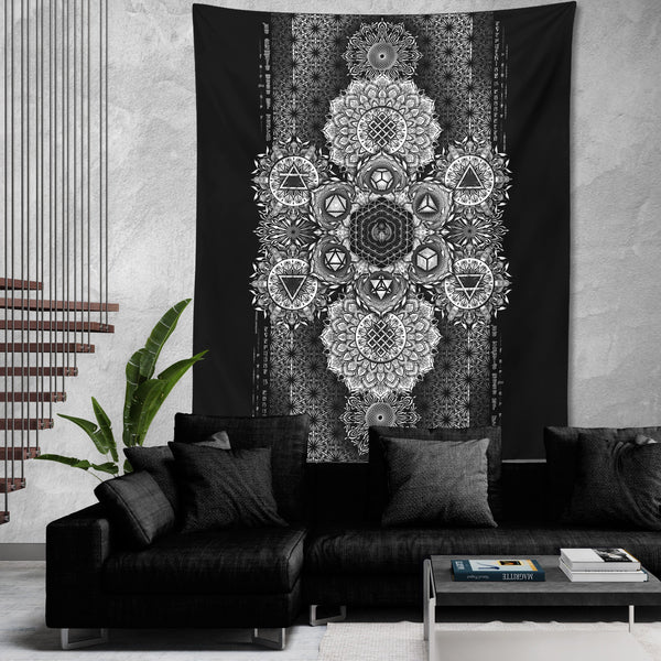 ETERNAL ALCHEMY V1 • YANTRART Wall Tapestry Tapestry 