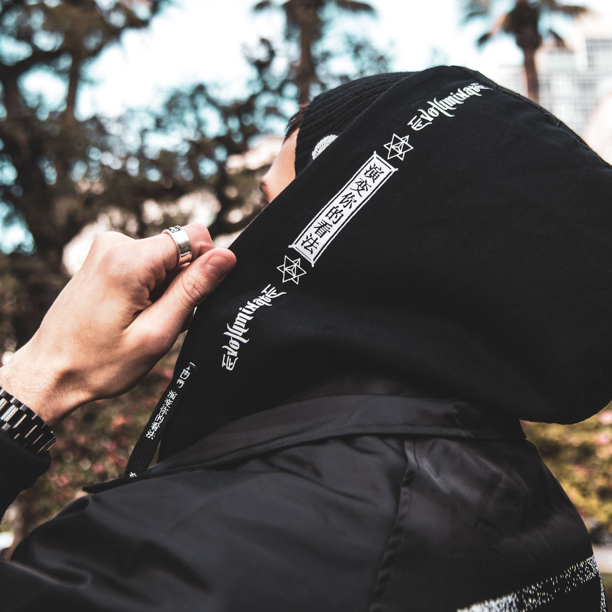 EVOLUMINATE • All-Season Hooded Windbreaker Jacket Apparel 