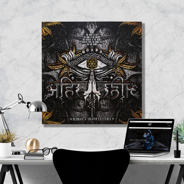 LIVE AHIMSA V2 • Canvas Wrap Canvas 