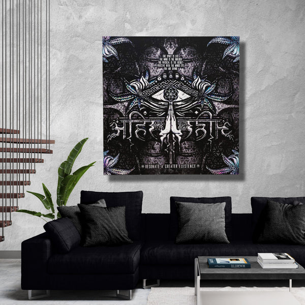 LIVE AHIMSA V3 • Canvas Wrap Canvas 