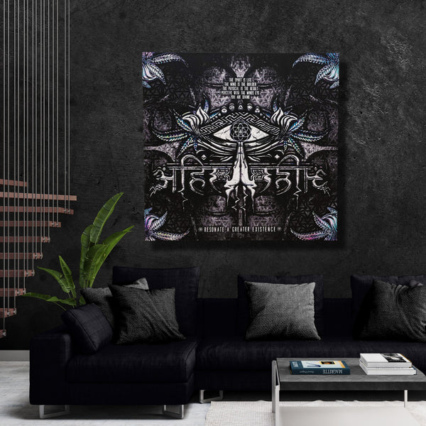 LIVE AHIMSA V3 • Canvas Wrap Canvas 