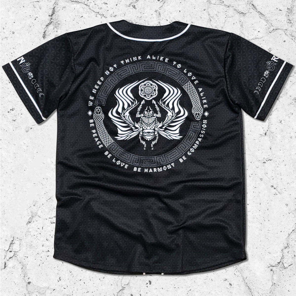 Love Is Law Baseball Jersey 