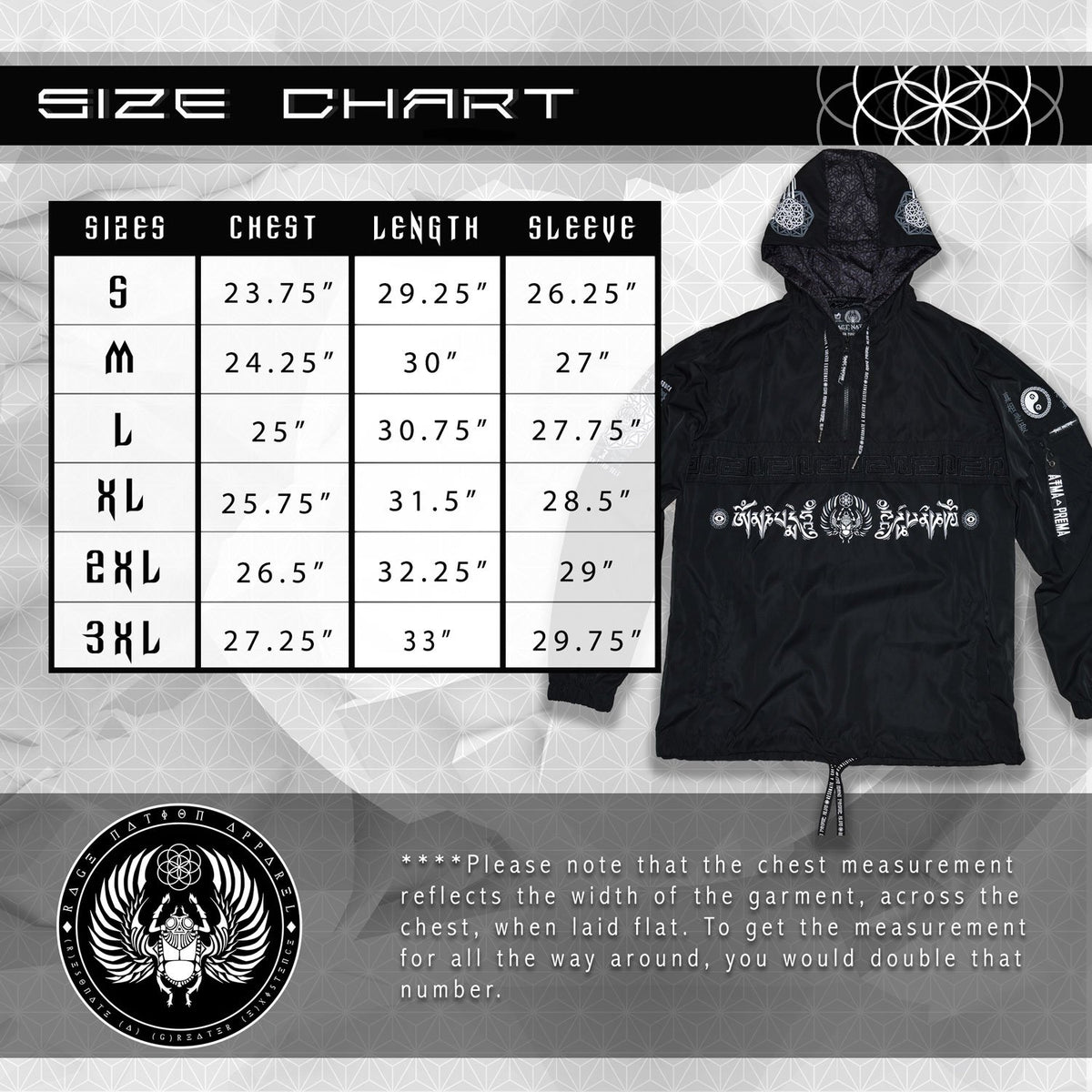MANTRA V1 • All-Season Hooded Pullover Windbreaker Apparel 