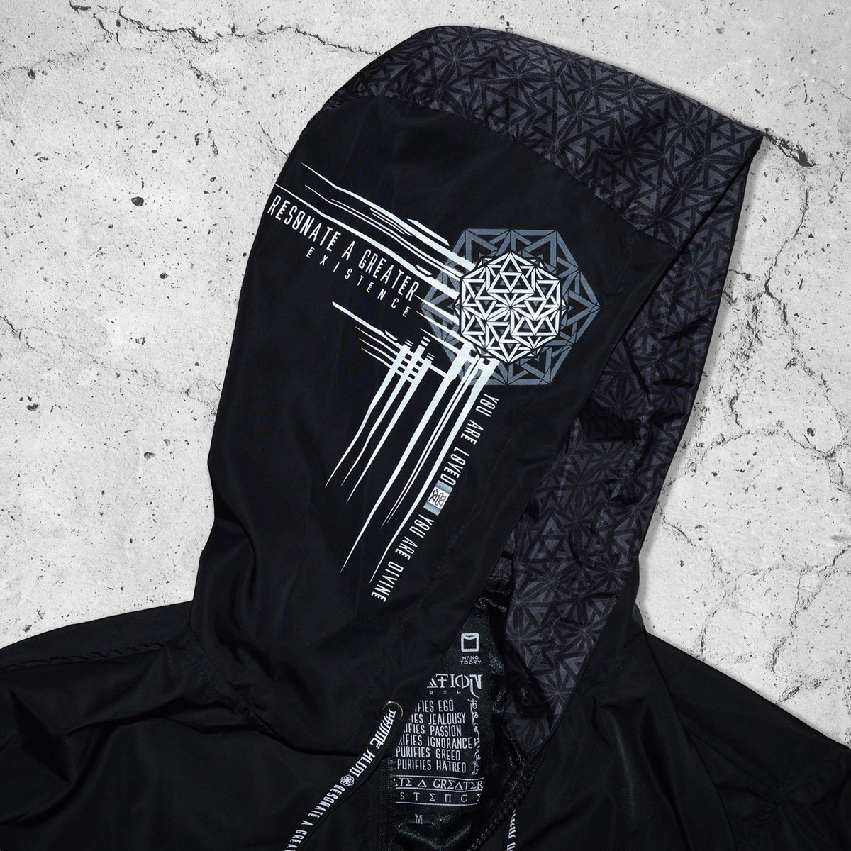 MANTRA V1 • All-Season Hooded Pullover Windbreaker Apparel 