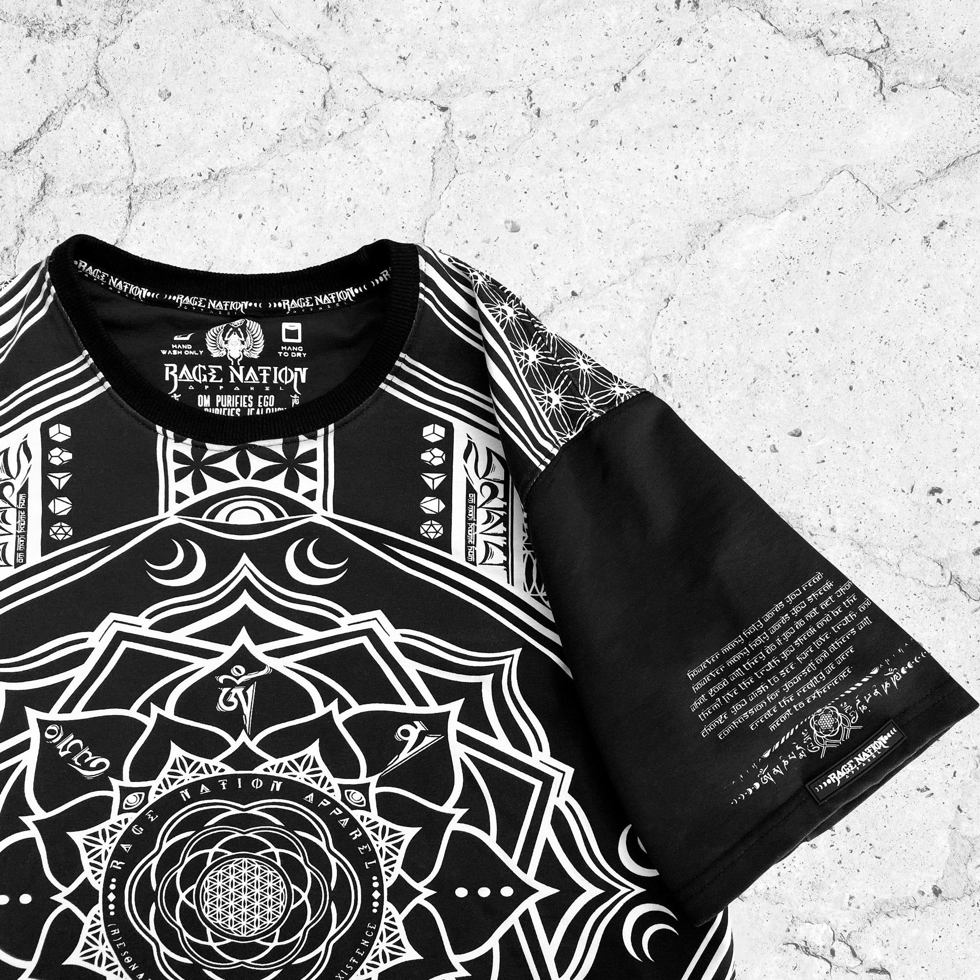 MANTRA V1 • All-Over Print Droptail T-Shirt Apparel 