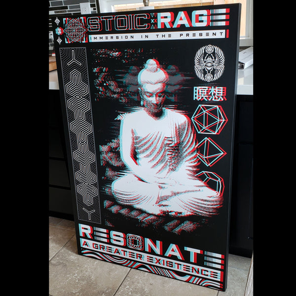 MEDITATIONS • STOIC DIGITAL • Limited Edition • Vertical Canvas Wrap Canvas 