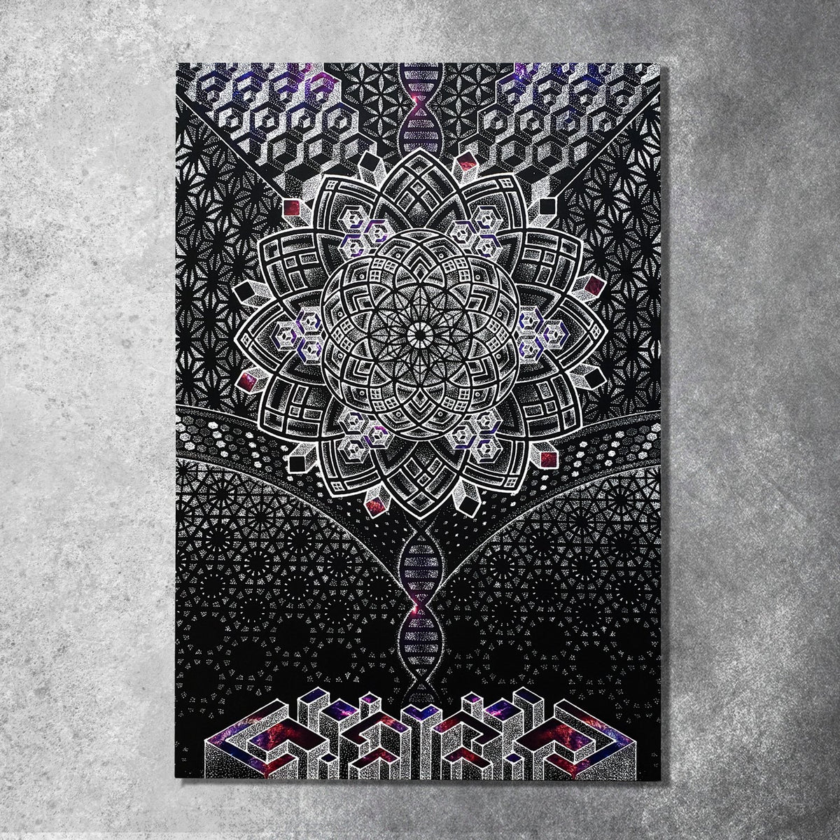 ONENESS GALAXY • Limited Edition • Glenn Thomson • Canvas Wrap Canvas 
