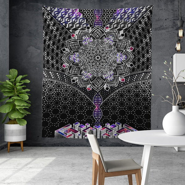 ONENESS GALAXY • Glenn Thomson Wall Tapestry 