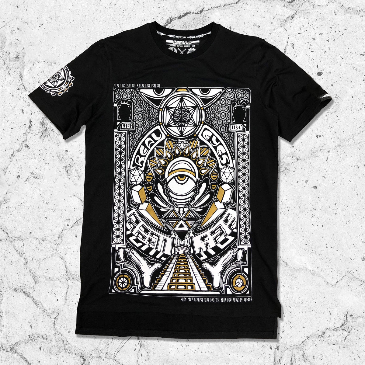 REAL EYES V1 • GROKKO Droptail T-Shirt Apparel 