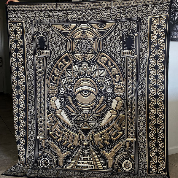 REAL EYES V1 • GROKKO • Wall Tapestry Tapestry 