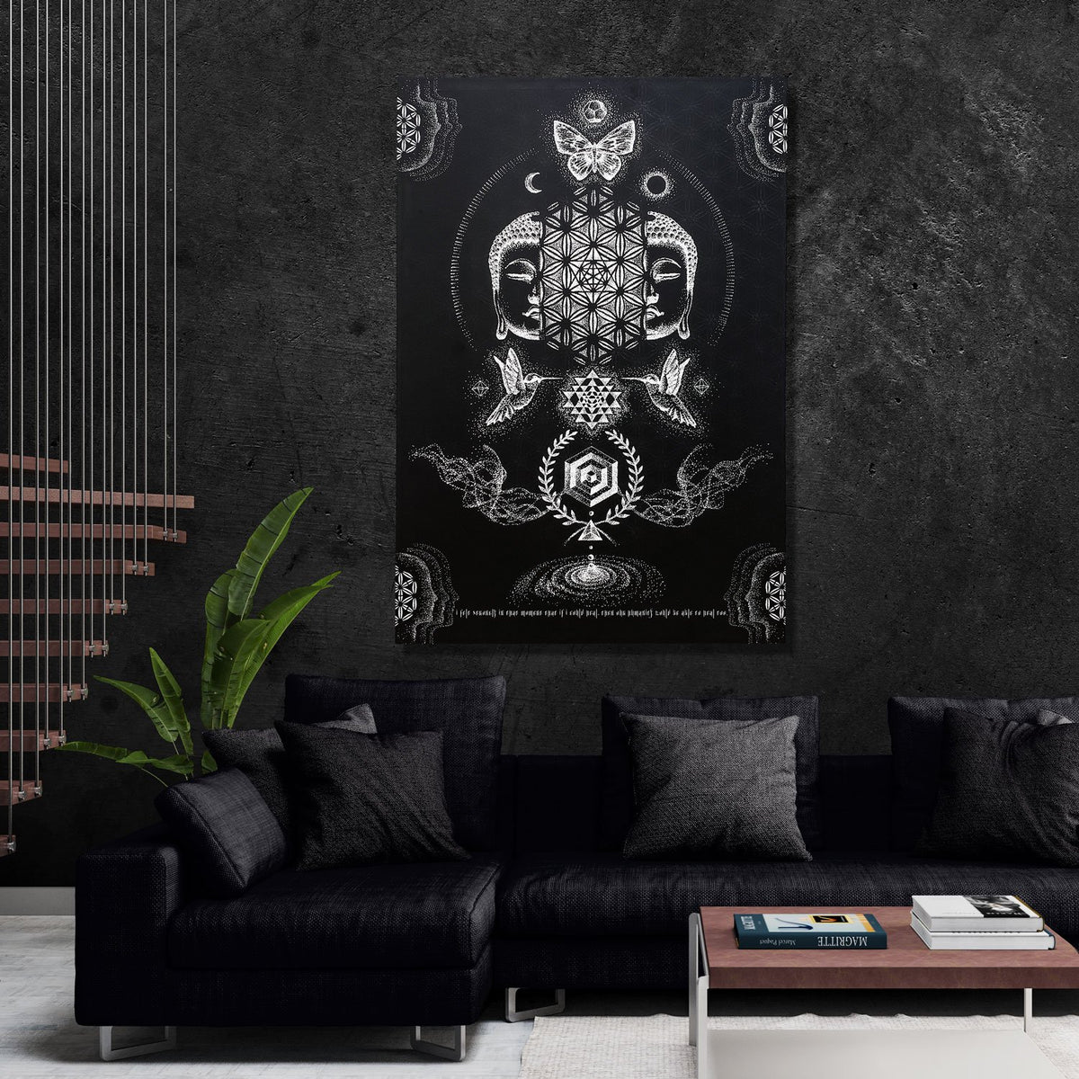 RESACRALIZATION V2 • Glenn Thomson Vertical Canvas Wrap Canvas 