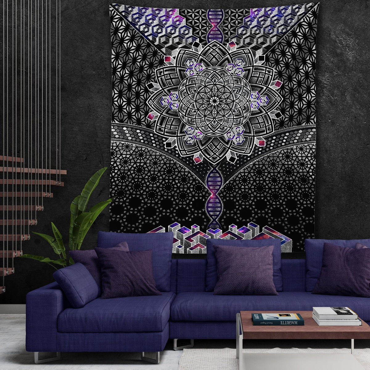 ONENESS GALAXY • Glenn Thomson Wall Tapestry 