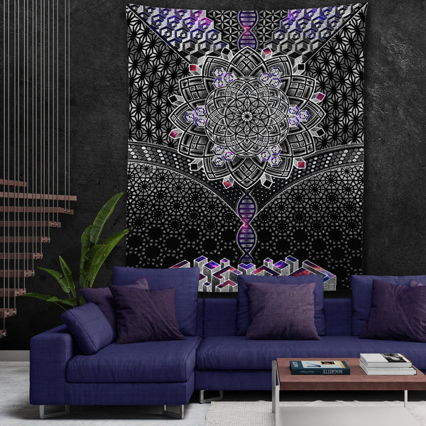 ONENESS GALAXY • Glenn Thomson Wall Tapestry 