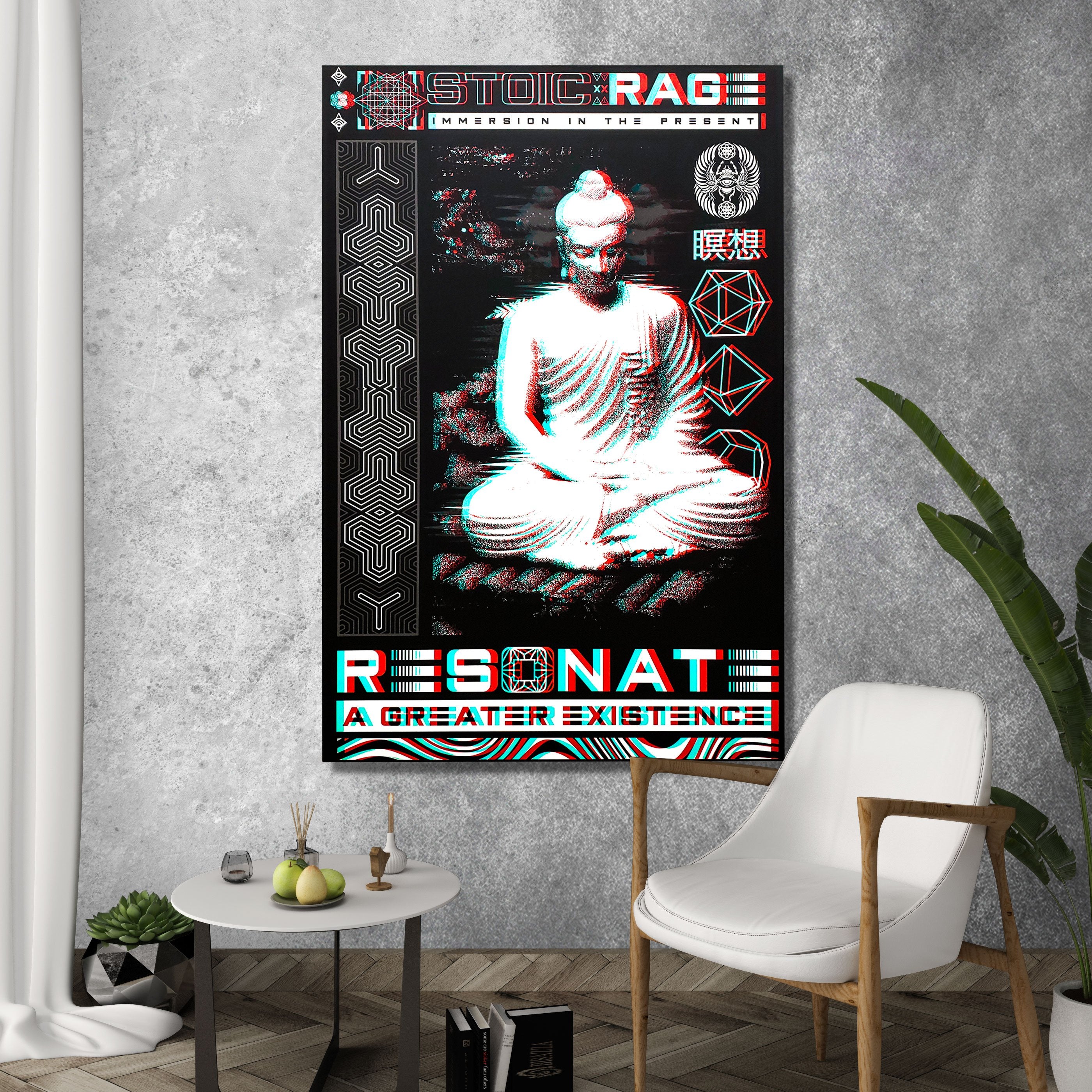 MEDITATIONS • STOIC DIGITAL • Limited Edition • Vertical Canvas Wrap Canvas 