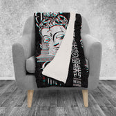 LIVE FREE LOVE ALL • Sherpa Blanket Blanket 