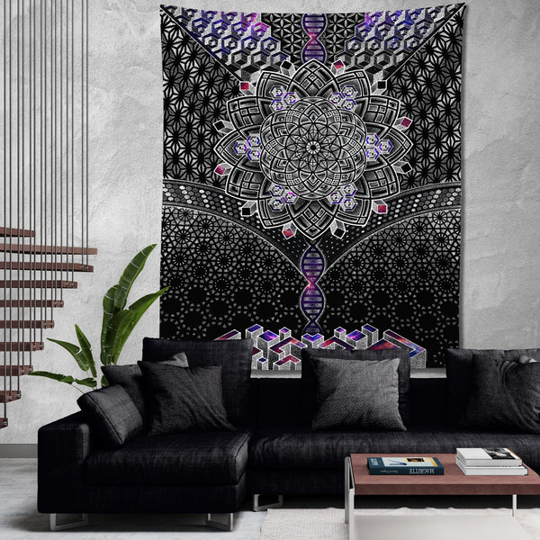 ONENESS GALAXY • Glenn Thomson Wall Tapestry 