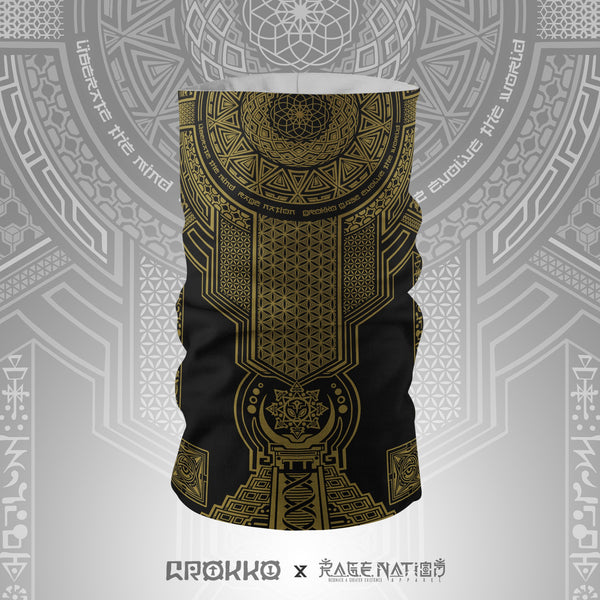 TRANSCENDENCE • 7 COLORS • GROKKO • Tube Face Masks Tube Mask GOLD 