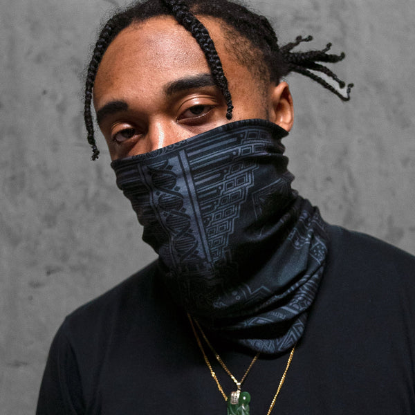 TRANSCENDENCE • DARK GRAY • GROKKO • Tube Face Mask Tube Mask 