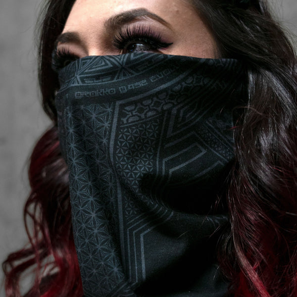 TRANSCENDENCE • DARK GRAY • GROKKO • Tube Face Mask Tube Mask 