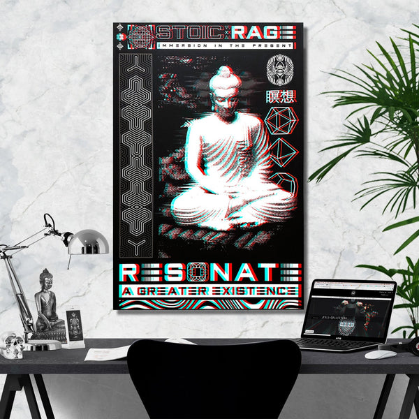 MEDITATIONS • STOIC DIGITAL • Limited Edition • Vertical Canvas Wrap Canvas 