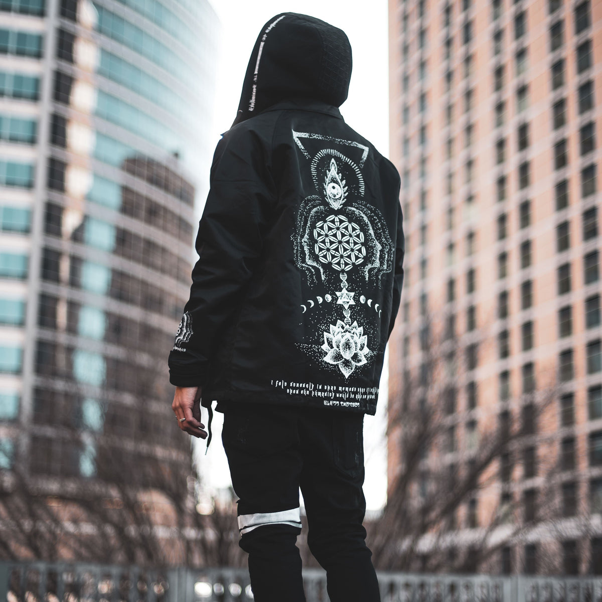 EVOLUMINATE • All-Season Hooded Windbreaker Jacket Apparel 
