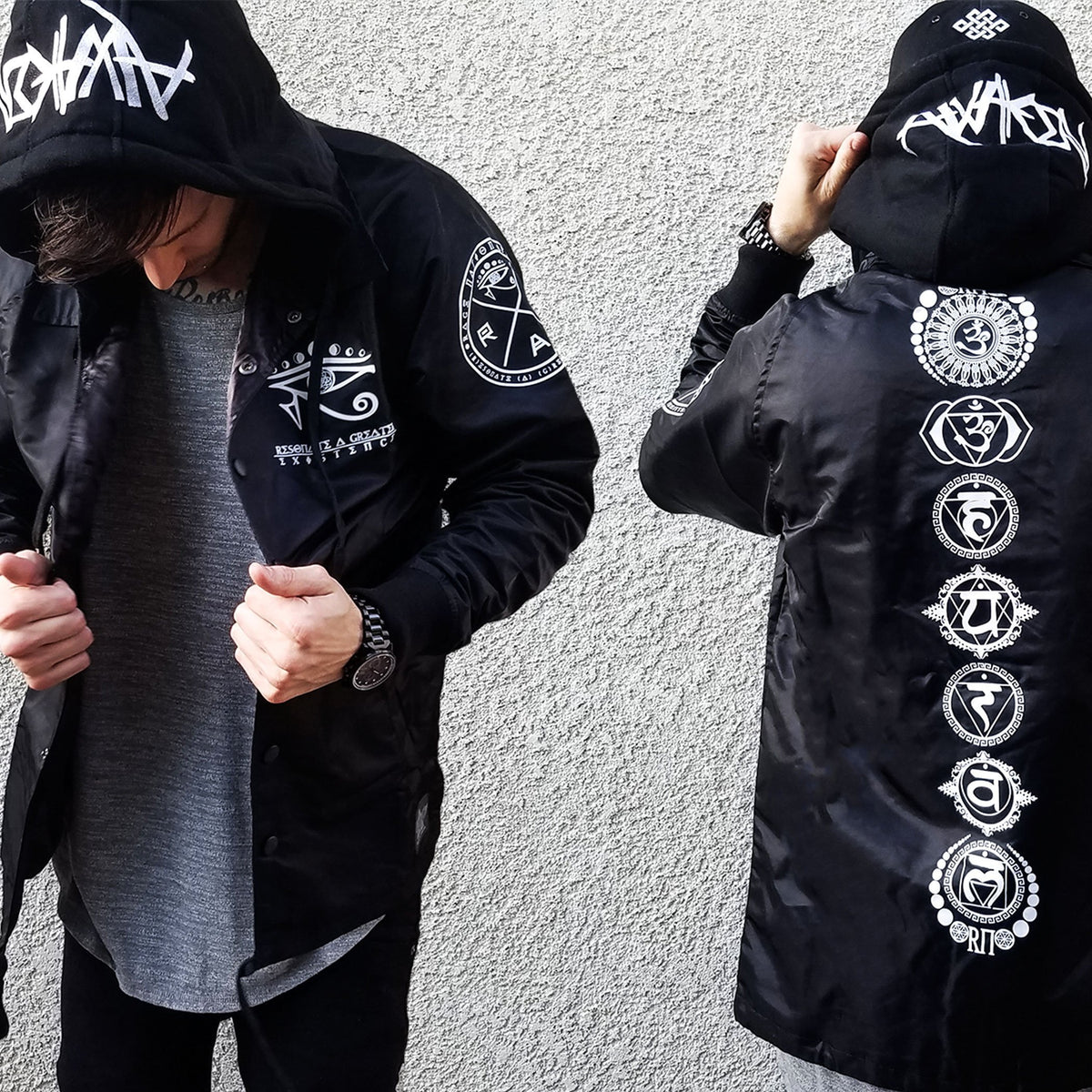 AWAКEN • All-Season Hooded Windbreaker Jacket Apparel 