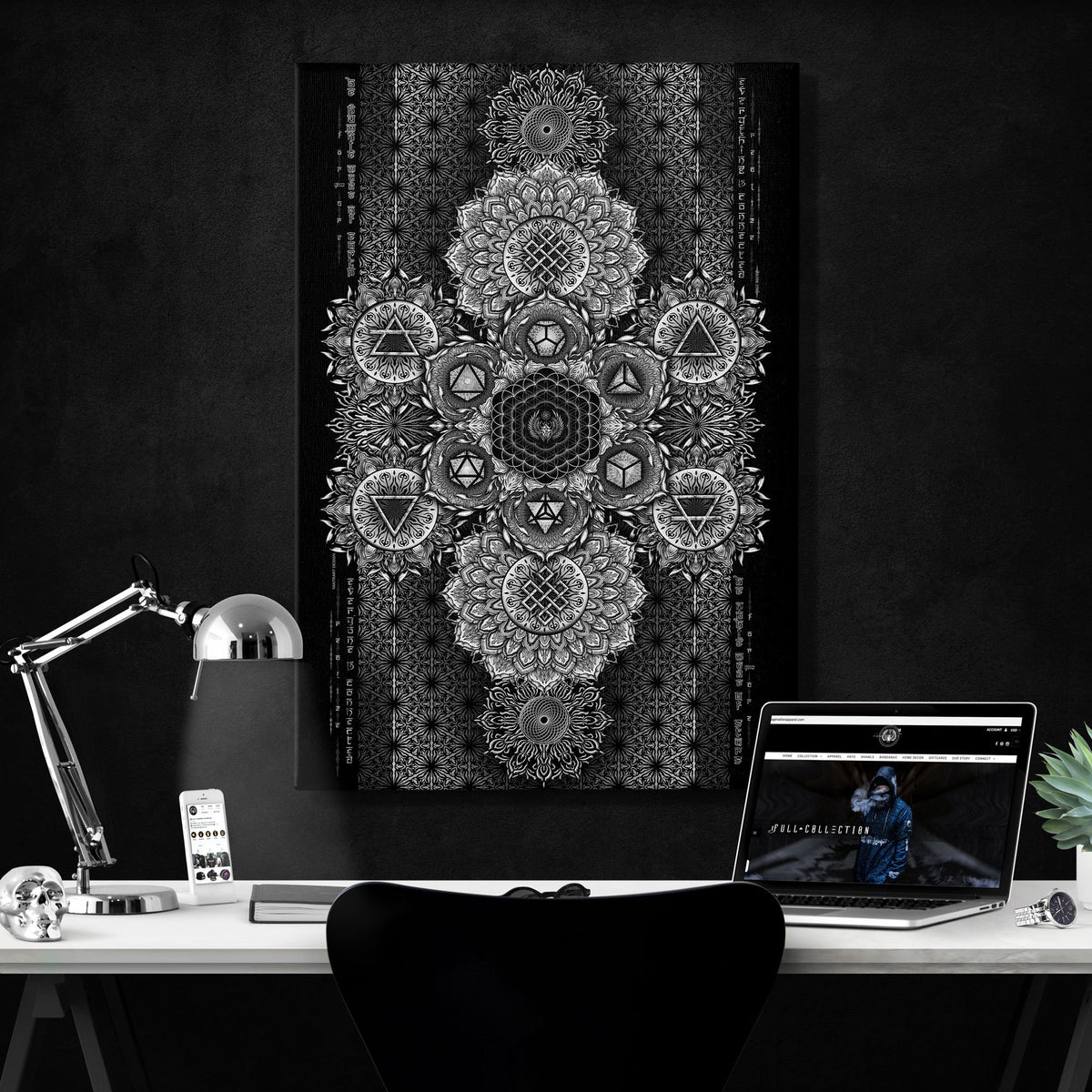 ETERNAL ALCHEMY • YANTRART Canvas Wrap Canvas 