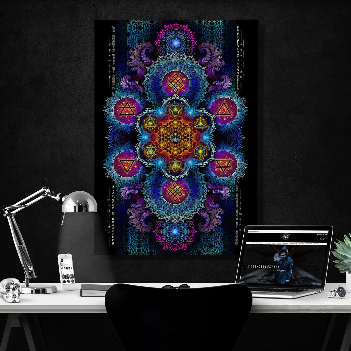 ETERNAL ALCHEMY V2 • YANTRART • Limited Edition • Canvas Wrap Canvas 