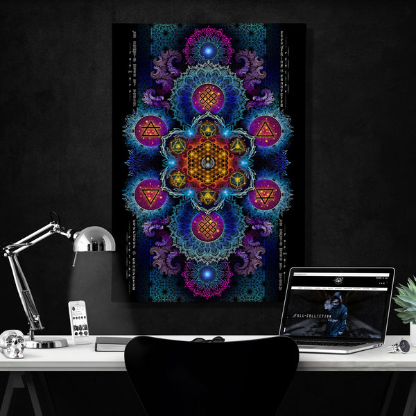 ETERNAL ALCHEMY V2 • YANTRART • Limited Edition • Canvas Wrap Canvas 